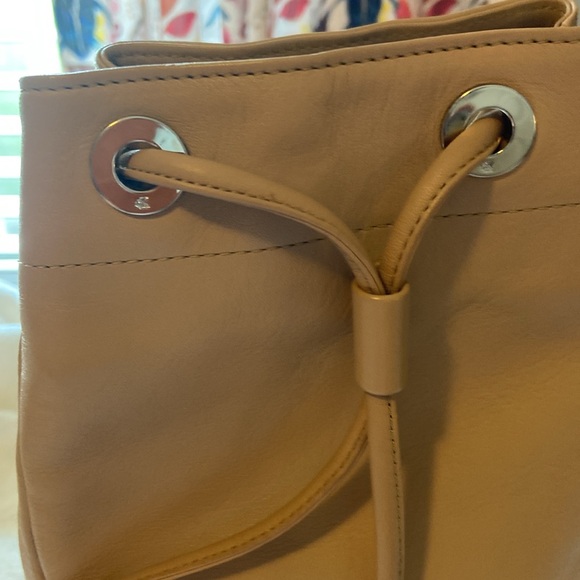 All leather Calvin Klein natural bag - Picture 5 of 8